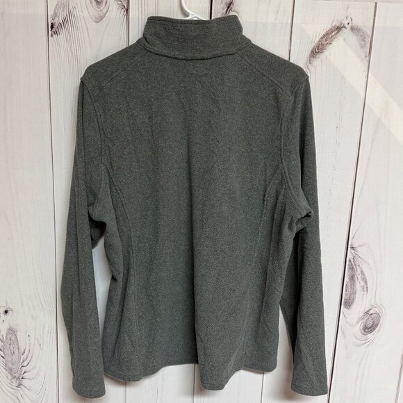 The North Face 1/4-Zip Fleece Women’s XXL Charcoal Gray EUC - Picture 3 of 9